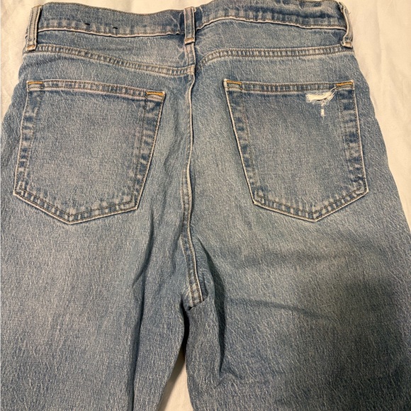 GAP Light Blue Cheeky Straight Women’s High Waisted Jeans | Size 8 / 29 Tall - Picture 7 of 7